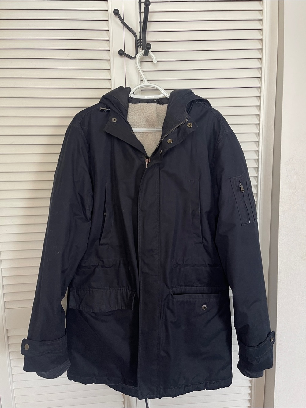 RW&CO. Men's Hooded Field Jacket - Black